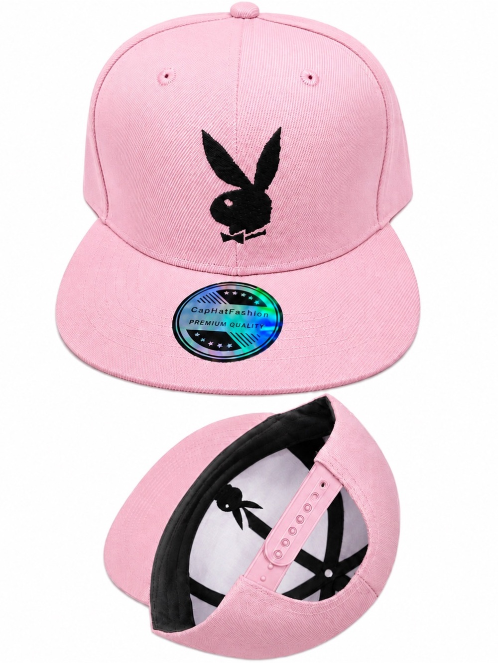 Pink playboy Embroidered Bunny Snapback Cap playboy hat new playboy hat
